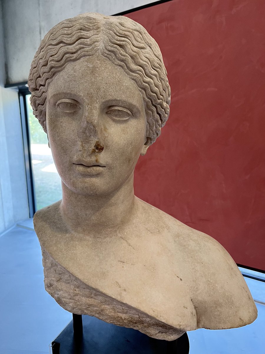DimitriTilloi's tweet photo. Très belle statue de Vénus provenant du théâtre d’Arles, Ier siècle, musée de l’Arles antique. https://t.co/GfyvTcgI6g