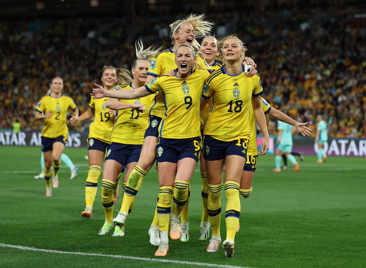 Congrats Team Sweden! 🇸🇪World Cup bronze medalists! 🥉 It's been an absolute joy to be part of the amazing achievements during the FIFA Women's World Cup 2023! Awesome. 💙💛 Thanks for a thrilling football match, Australia! 🇦🇺 @svenskfotboll @TheMatildas #WWC2023 📸: TT