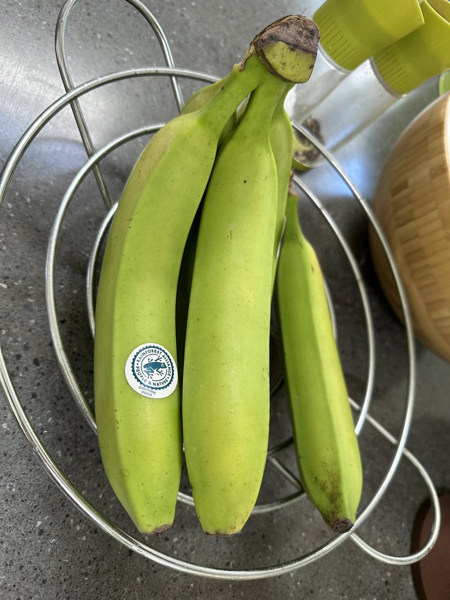 andyfletcher's tweet photo. @Tesco all these years I’ve thought bananas were yellow. Seems your pickers have other ideas. https://t.co/oEC7GW4r62