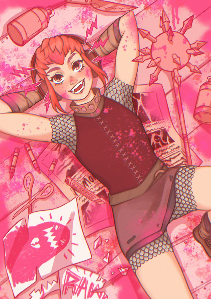 LuckerDraws's tweet photo. Nimona is planning her next project!
#Nimona #Netflix https://t.co/dgA61RZ2Vv