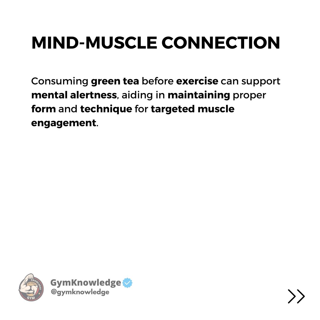 GymKnowledgeOne's tweet image. ✅💪Looking to take your bodybuilding game to the next level? Consider adding a cup of green tea to your pre-workout routine! 🚀 Here&apos;s why:
#greentee #preworkoutbooster #fitnessfuel #fitness #bodybuilding #training #gym