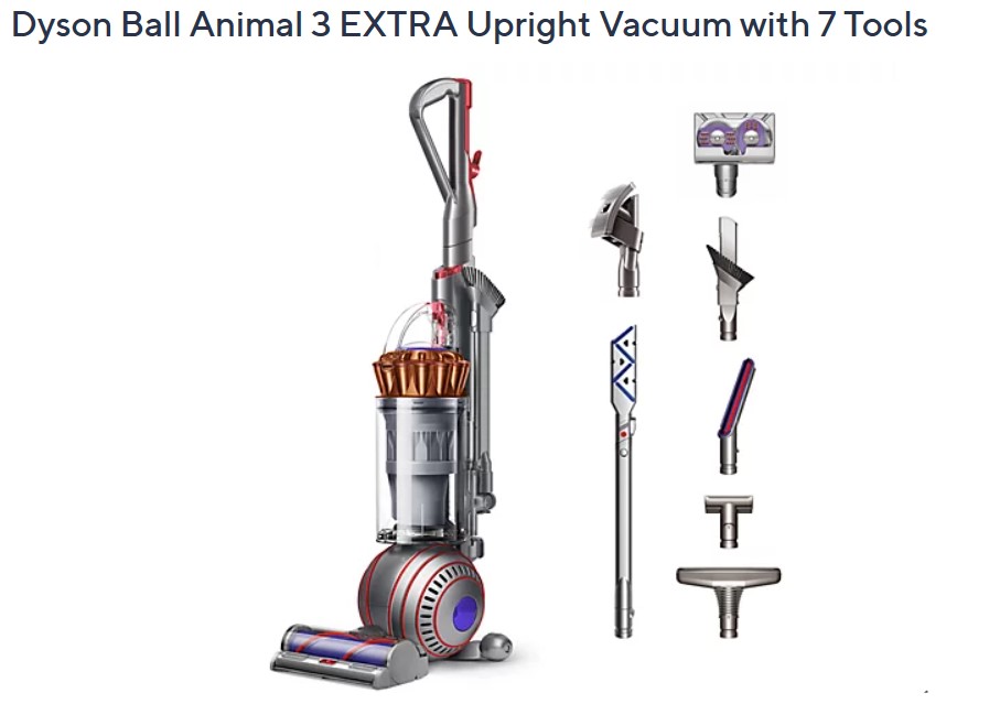 WilderDeals's tweet photo. Dyson Ball Animal 3 EXTRA Upright Vacuum with 7 Tools for 20% Off and FREE Shipping! Only $399.98!

https://t.co/rmz93uTr0O (ad)

🦊See all of Today's deals here 👉 https://t.co/zuXZVEHD6U

#WilderDealsAndSteals #Dyson #DysonVacuum #Deals #Sales #dealsoftheday https://t.co/ANxHsODuRQ