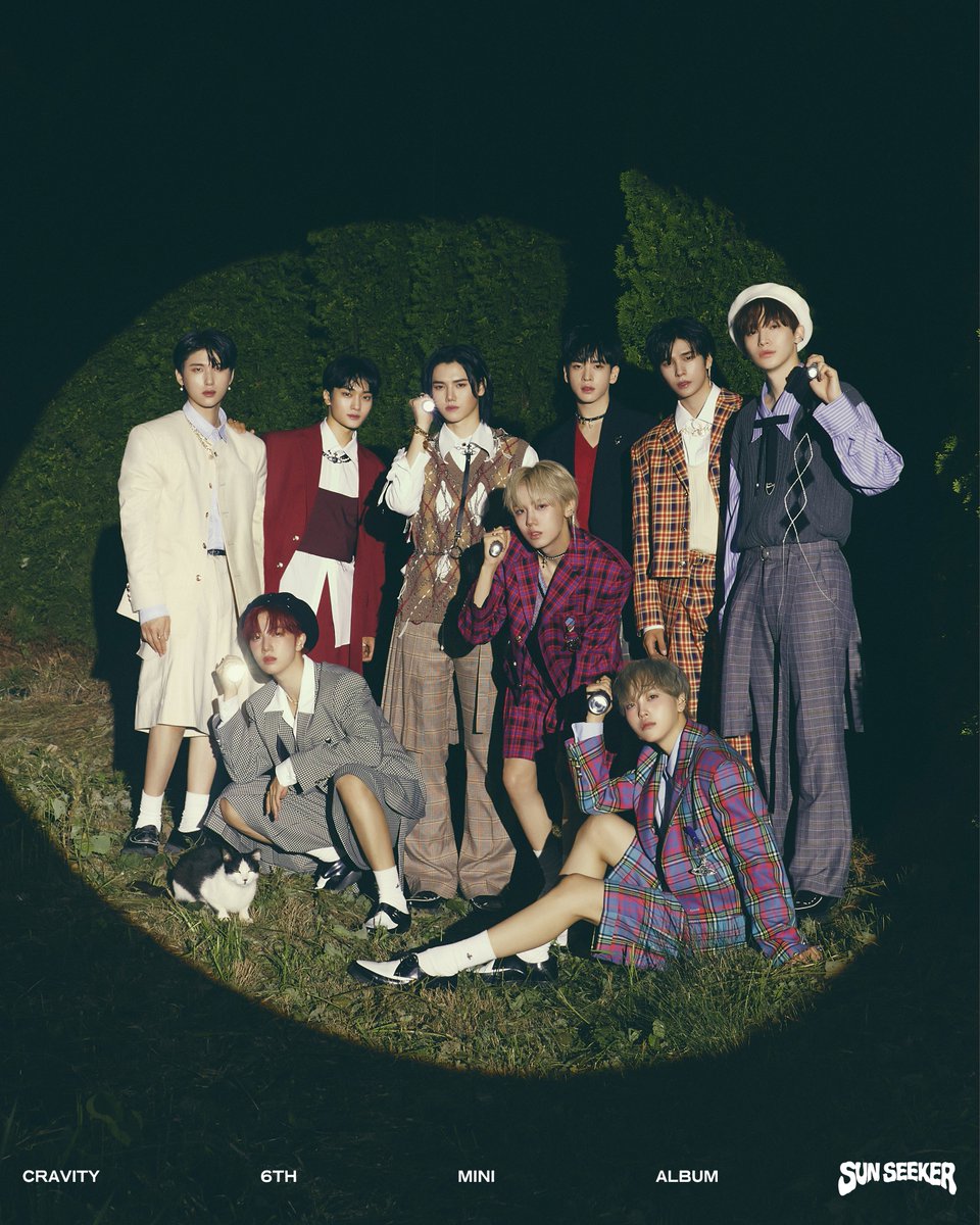 CRAVITYstarship's tweet photo. CRAVITY
6th Mini Album
SUN SEEKER
⠀
CONCEPT PHOTO☀
SEEKER - night ver.
⠀
2023. 09. 11 (MON)
6PM (KST)
⠀
#CRAVITY #크래비티
#SUN_SEEKER
#Ready_or_Not
#Cheese https://t.co/A6rtyGaq2J