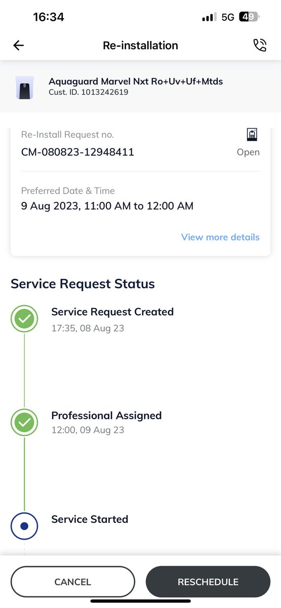 ketanmacd's tweet photo. @Eureka_ForbesIN @EurekaForbes Are you going bankrupt? No service technician available in metro city for almost 10 days. https://t.co/A4JSPzCnsz
