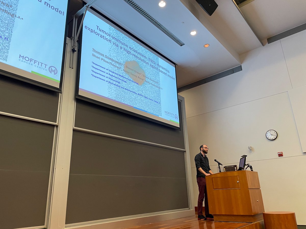sandhya212's tweet photo. Team @HeikoEnderling at #NCIJI2023: excellent talks 💯 by @rebecca_bekker & Thomas Dombrowski #CancerResearch #mathoncology #mathematicalmodeling
@mathonco @MoffittNews https://t.co/tcZXi58fmv