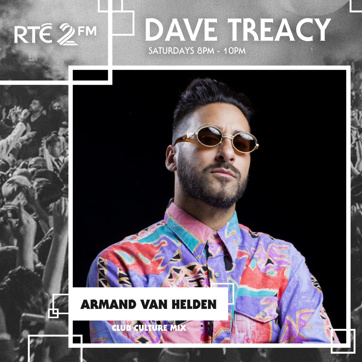 Tonight @armandvanhelden joins me on #2FMDance from 8pm on @RTE2fm 2fm.ie