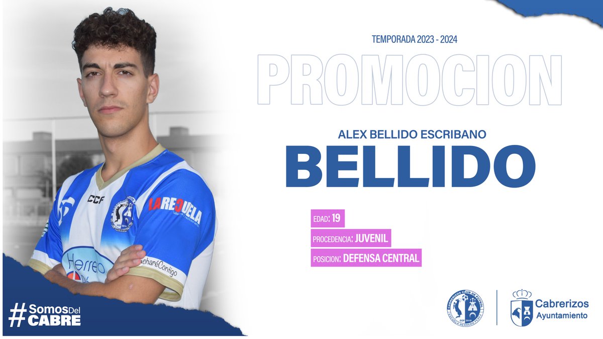 CabrerizosCF's tweet photo. 🆕 𝗣𝗥𝗢𝗠𝗢𝗖𝗜𝗢́𝗡 | #CCFProv

¡𝗔𝗹𝗲𝘅 𝗕𝗘𝗟𝗟𝗜𝗗𝗢 también continuará en el Cabre, dando el salto a nuestro primer equipo!💙

🔵 #SomosDelCabre ⚪️ https://t.co/WTRbmFcwWZ