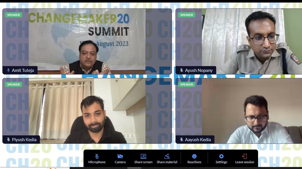 Changemaker 20 Summit (@changemaker_20) on Twitter photo An inspiring session on 'Changemaking Trajectories: From Campus Projects to Purposeful Careers.' Discover how college projects can shape lifelong achievements through stories of 3 incredible individuals. #Changemaker20 with <a href="/amittuteja3/">Amit Tuteja</a> <a href="/AyushNopany/">Ayush Nopany</a> <a href="/emailaayush/">Aayush Kedia</a> @Piyush_InCommon An inspiring session on 'Changemaking Trajectories: From Campus Projects to Purposeful Careers.' Discover how college projects can shape lifelong achievements through stories of 3 incredible individuals. #Changemaker20 with <a href="/amittuteja3/">Amit Tuteja</a> <a href="/AyushNopany/">Ayush Nopany</a> <a href="/emailaayush/">Aayush Kedia</a> @Piyush_InCommon