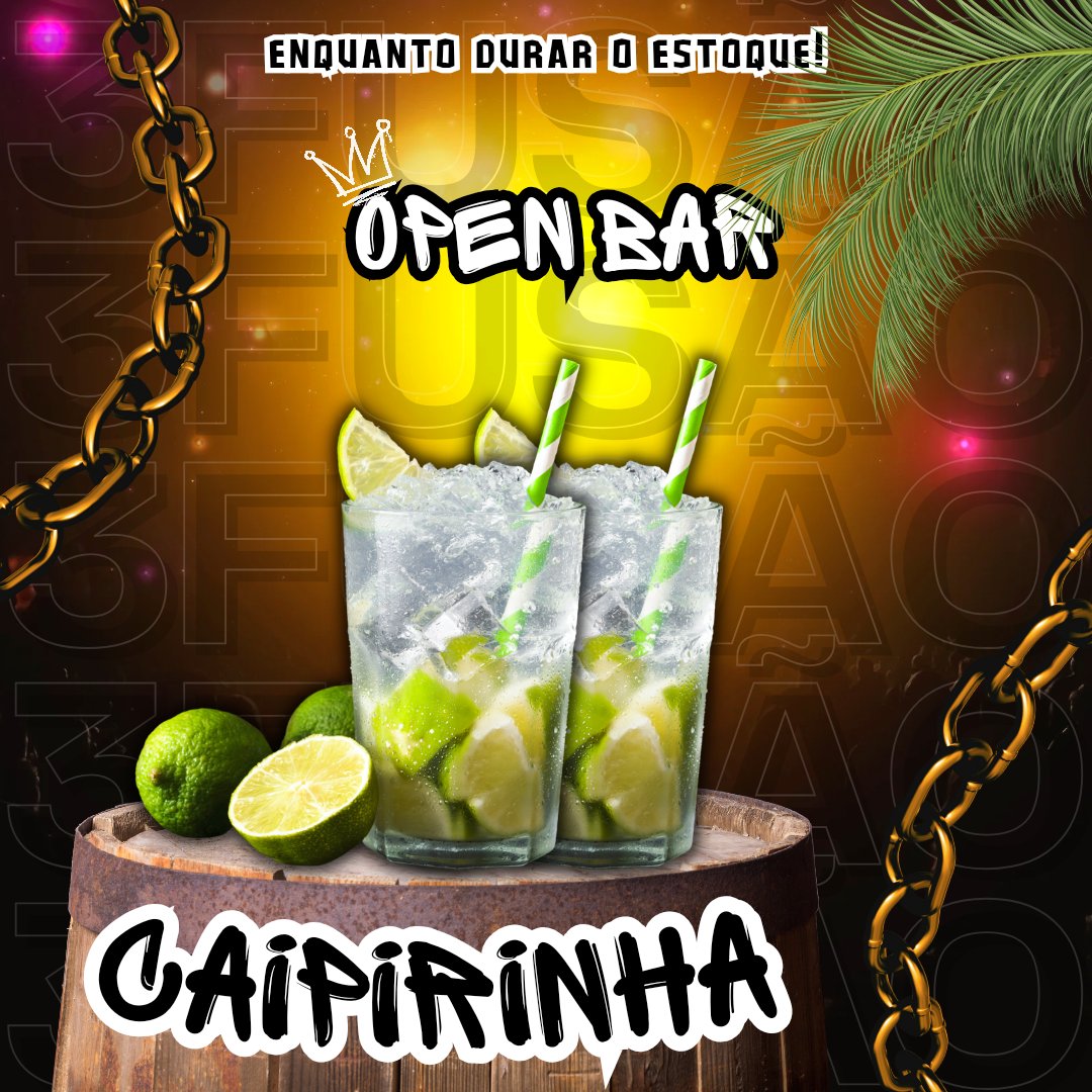 trifuzao's tweet photo. Open CAIPIRINHA na área!! 😎💥
• 
Finalizando esse open com ela, a mais querida por todos. 🔥
•
E se prepara que HOJE tem o Baile Funk da trifusão. 🧡 https://t.co/RIGId89H8P