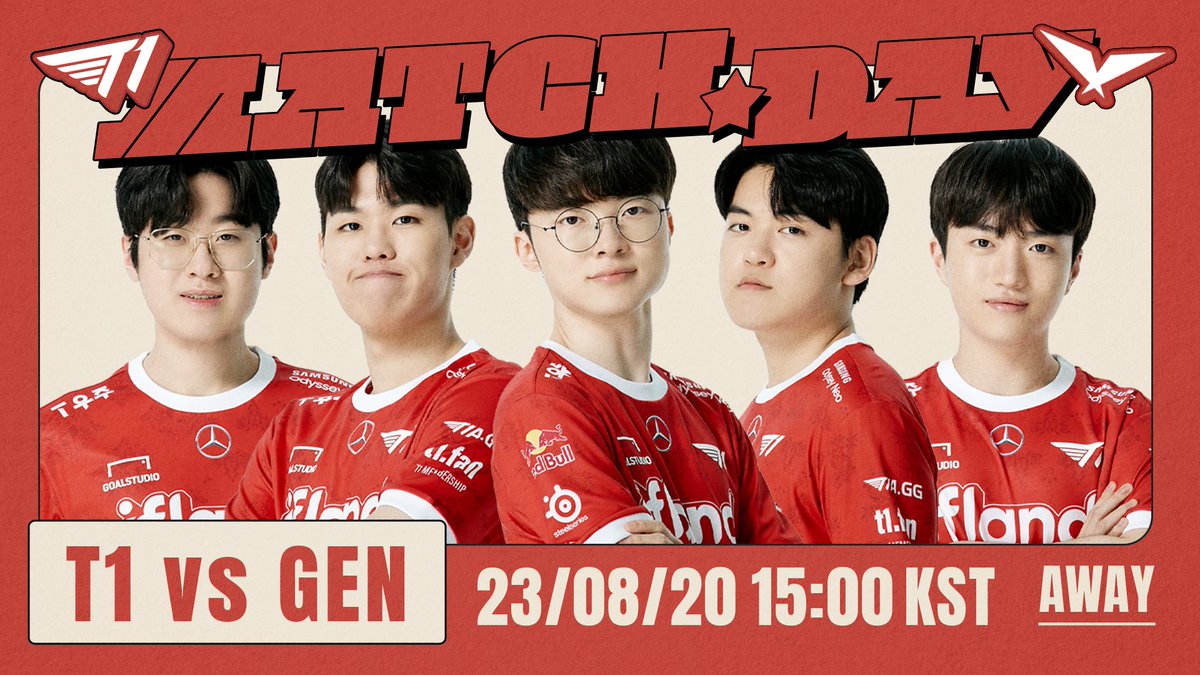 [2023 #LCK Summer Finals vs. GEN]

믿음으로.

We believe.

⏰ 3 PM KST

#T1WIN #T1Fighting