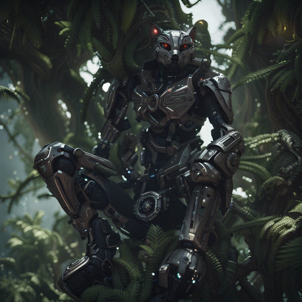 #mecha #aiart #generativeai #tracking  #mechacat