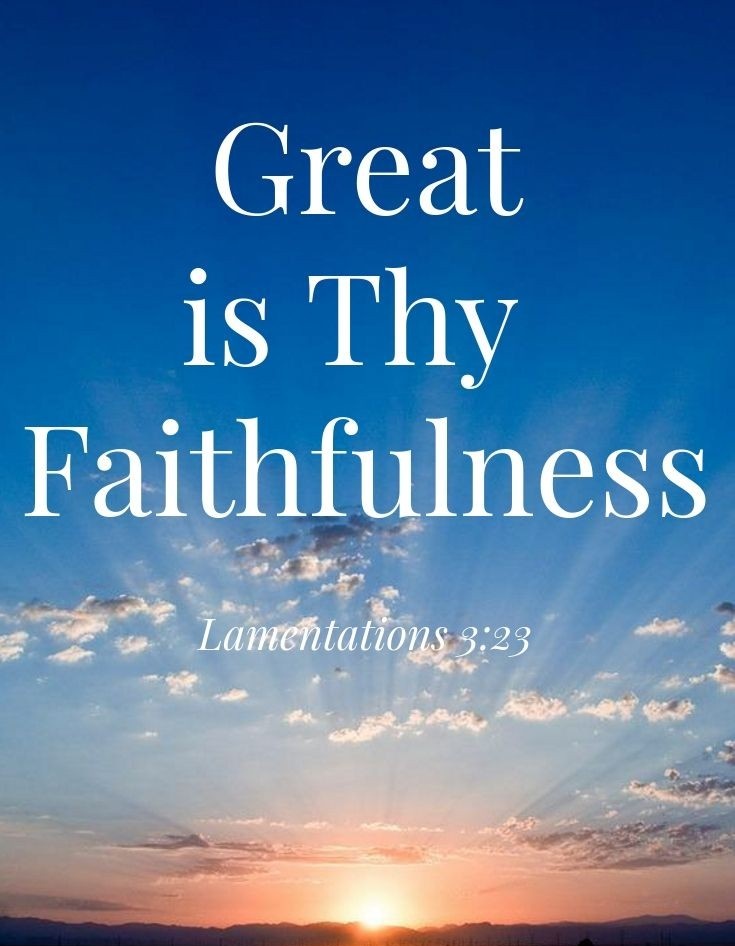 #PraiseGod❤️
'It is of the Lord's mercies that we are not consumed, because his compassions fail not.
They are new every morning: great is thy faithfulness.'
Lamentations 3:22-23❤️