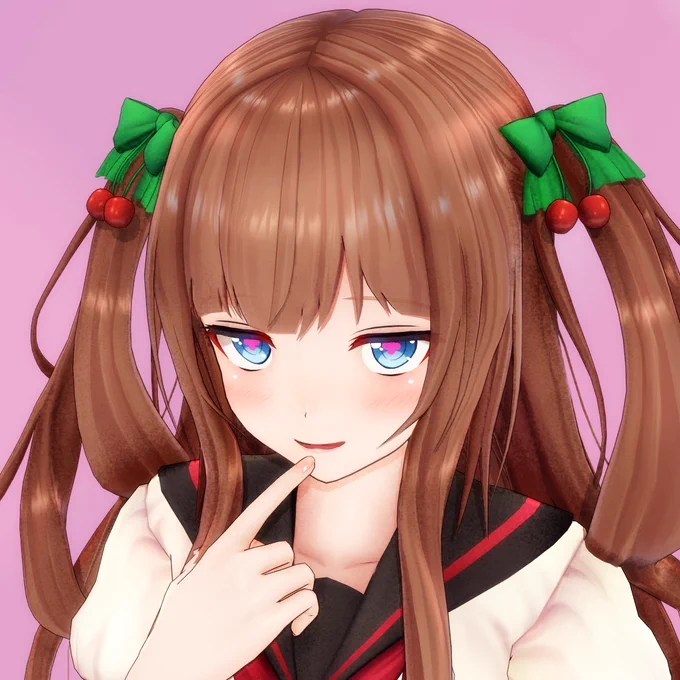 ふふっ……#花京院ちえり#ちぇり絵 <(C)Appland, Inc.> 