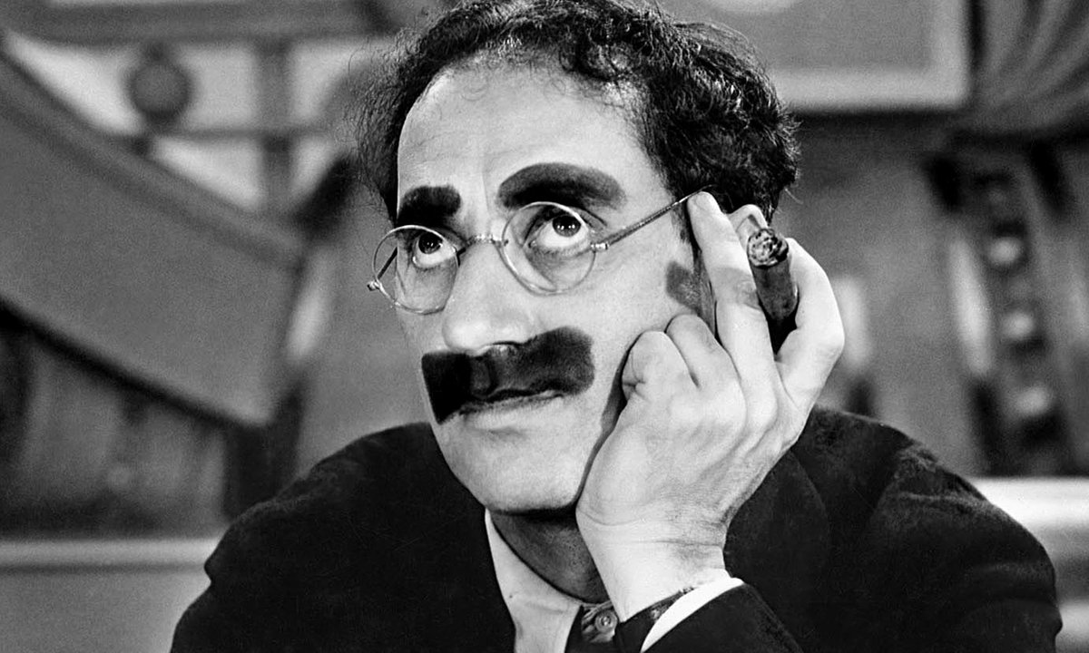 Remembering the greatest! #GrouchoMarx died 19th August 1977 aged 86. 'Those are my principles, and if you don't like them...well I have others' #GrouchoMarxDay
