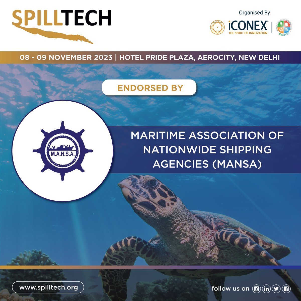 spilltechevent's tweet photo. #SpillTech2023 Welcomes @maritime_agency as Endorser

8 – 9 November 2023 | Hotel Pride Plaza, Aerocity New Delhi 
 
To know more https://t.co/ZUx0hHAOux

#marinelife #oilspill #marinelife #oceanpollution #environment #oilspillprevention #oilandgas #pollution #mansa #iconex https://t.co/JgZHWToqh5