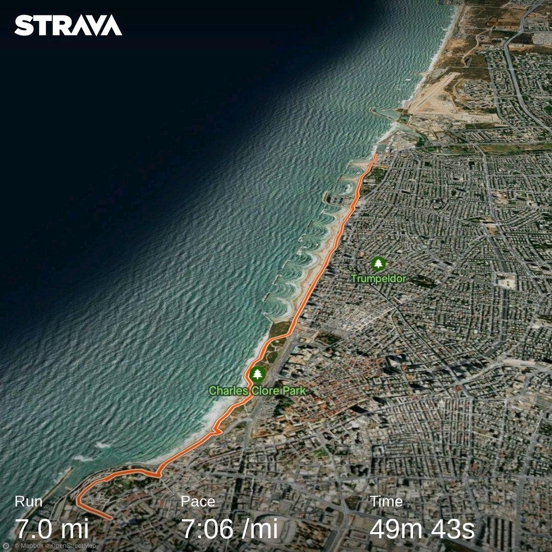 Anyone up for a #pitchnrun Tel Aviv? Here for a week! strava.app.link/IniRUXnUnCb