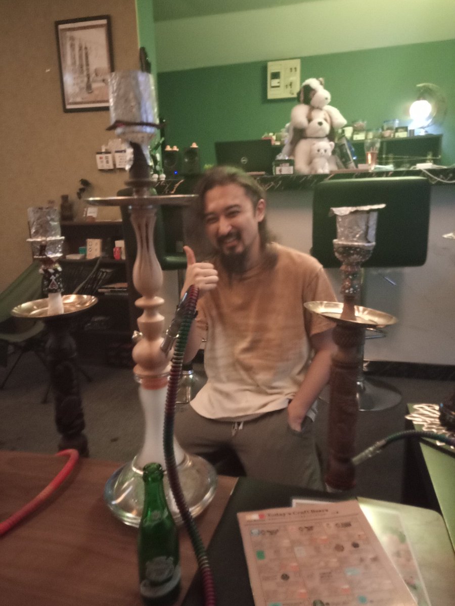 obsmoke's tweet photo. 木製レモンミントおいしいｗ

@shisha_JAVIE
#シーシャうぇーいｗｗｗ https://t.co/7N8125OqZX