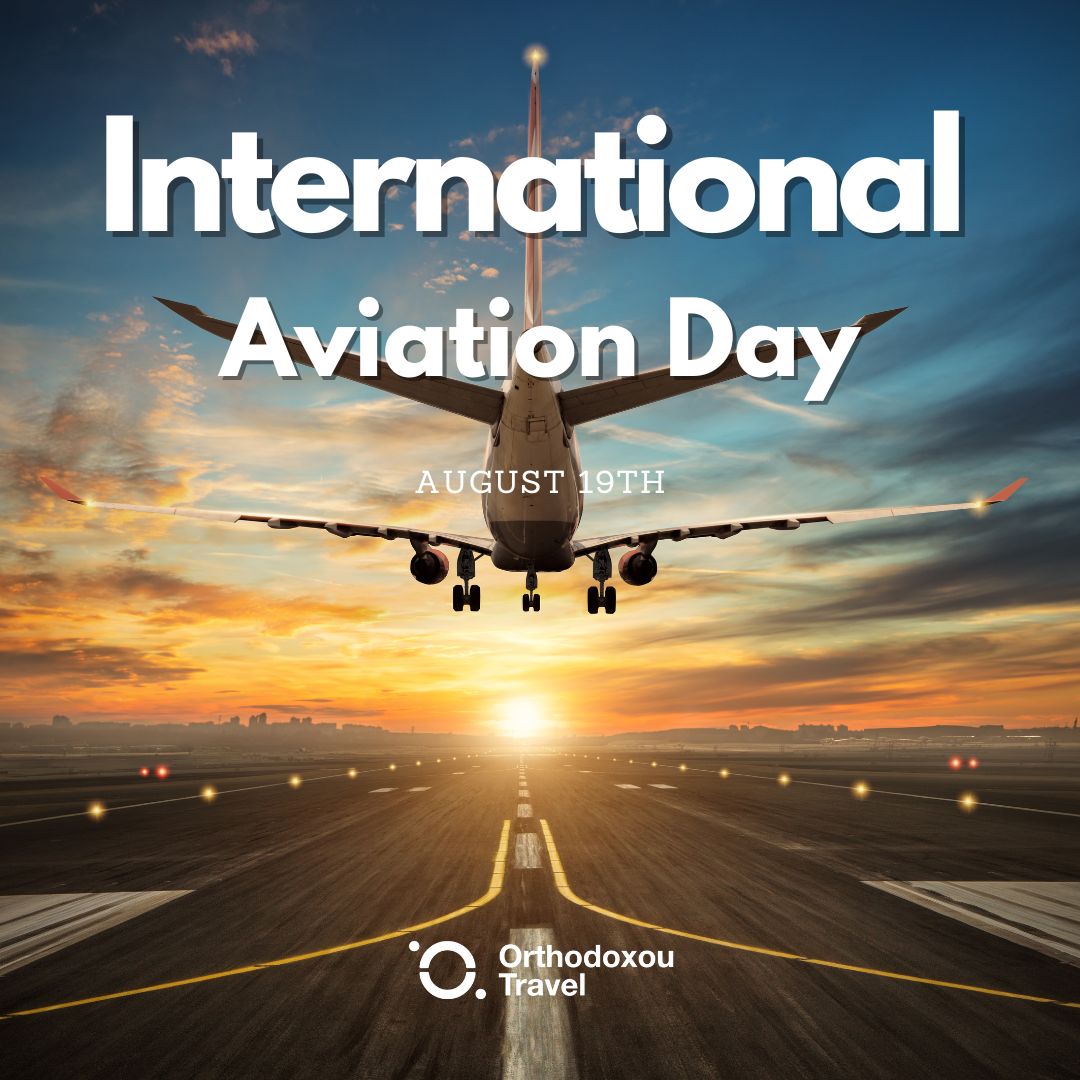 OrthodoxuTravel's tweet photo. For the world, sky is the limit but for those who are in aviation,  sky is home. 

Wishing everyone a very Happy Aviation Day.

#OrthodoxouTravel https://t.co/dk8fF6WVAa