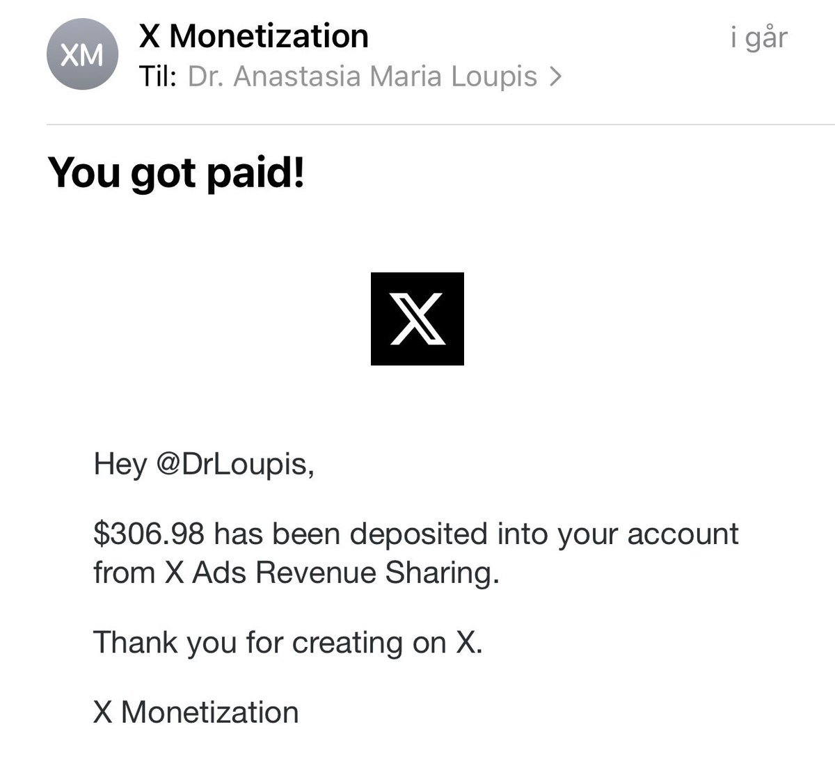 DrLoupis's tweet photo. @ianmiles Lololol. I’ve had more impressions than you for 8 month. This is the difference between sucking up and telling the truth. https://t.co/7LkK2bvBSy