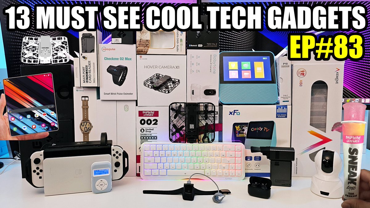 ChigzTechReview's tweet image. NEW VIDEO:  13 Must See Cool Tech Gadgets - EP#83 (AUG 2023) 
▶️ youtu.be/6e9Ll8Elolg 

--- 
#mobvoi #ticwatchpro5 #EvercrossEV10K #EdifierTWS1Pro2 #GalaxyFold5 #sneakenergy #KeymoveK68 #HoverX1 #Unitek #VSGO #ad