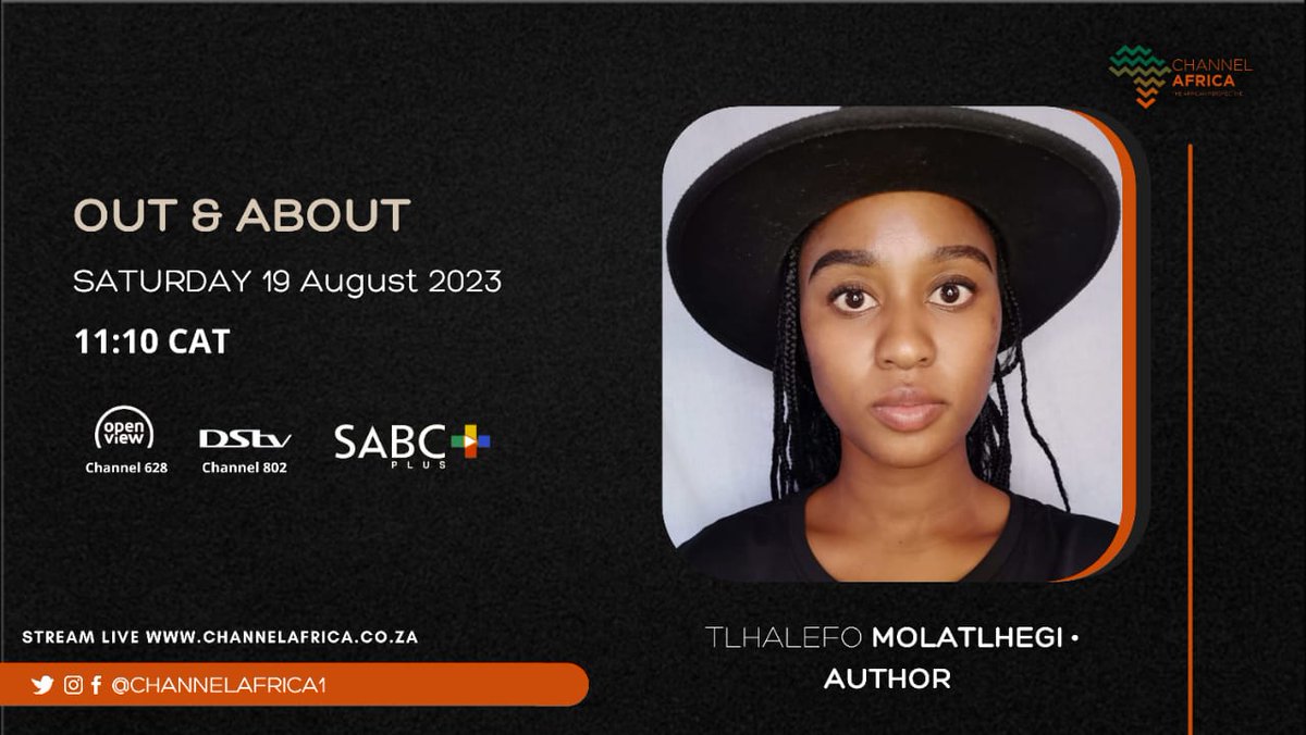 leratomolete's tweet image. #interviewalert  @TlhalefoTefo joins @pulengmolebatsi on &apos;Out &amp;amp; About&apos; @channelafrica1 this morning at 11am to unpack her book &apos;For Black Girls Who Are Yet To Forgive Themselves&apos;. 
Published by African Perspectives, the title is available at Bargain Books SA. #blackcherrie