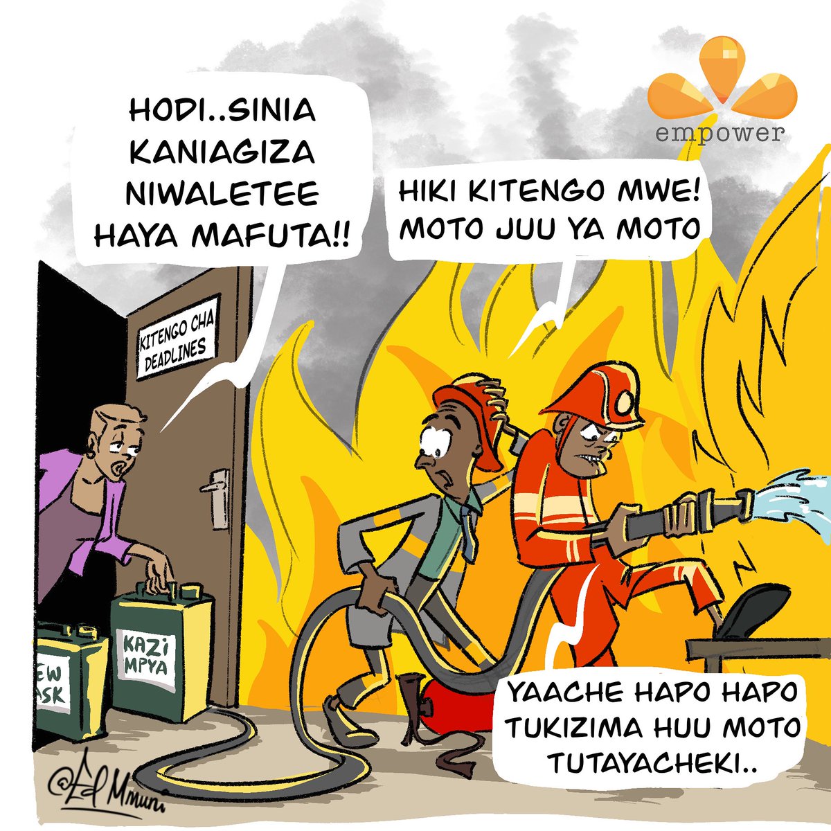 EmpowerLtd's tweet photo. #EmpowerToons🤣
Kitengo cha Deadlines https://t.co/S7W2Oy8LbA
