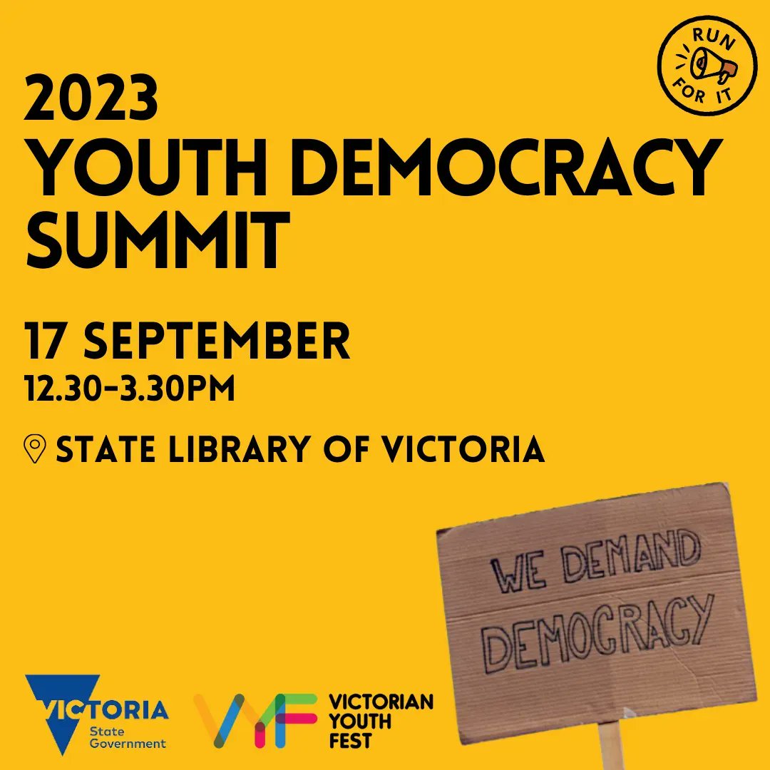Join us for an exciting gathering of young minds at the Youth Democracy Summit, we aim to empower and inspire the next generation of leaders.

Link in Bio