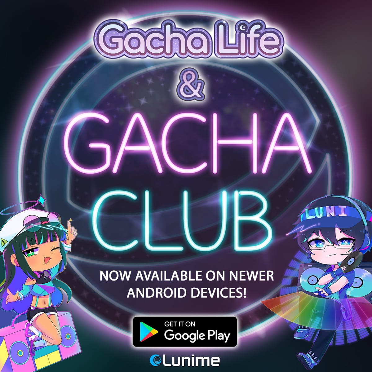 Lunime - Gacha Club has officially been released for Android! It might take  a few hours to appear in your Google Play store to download depending on  your country. Click the link