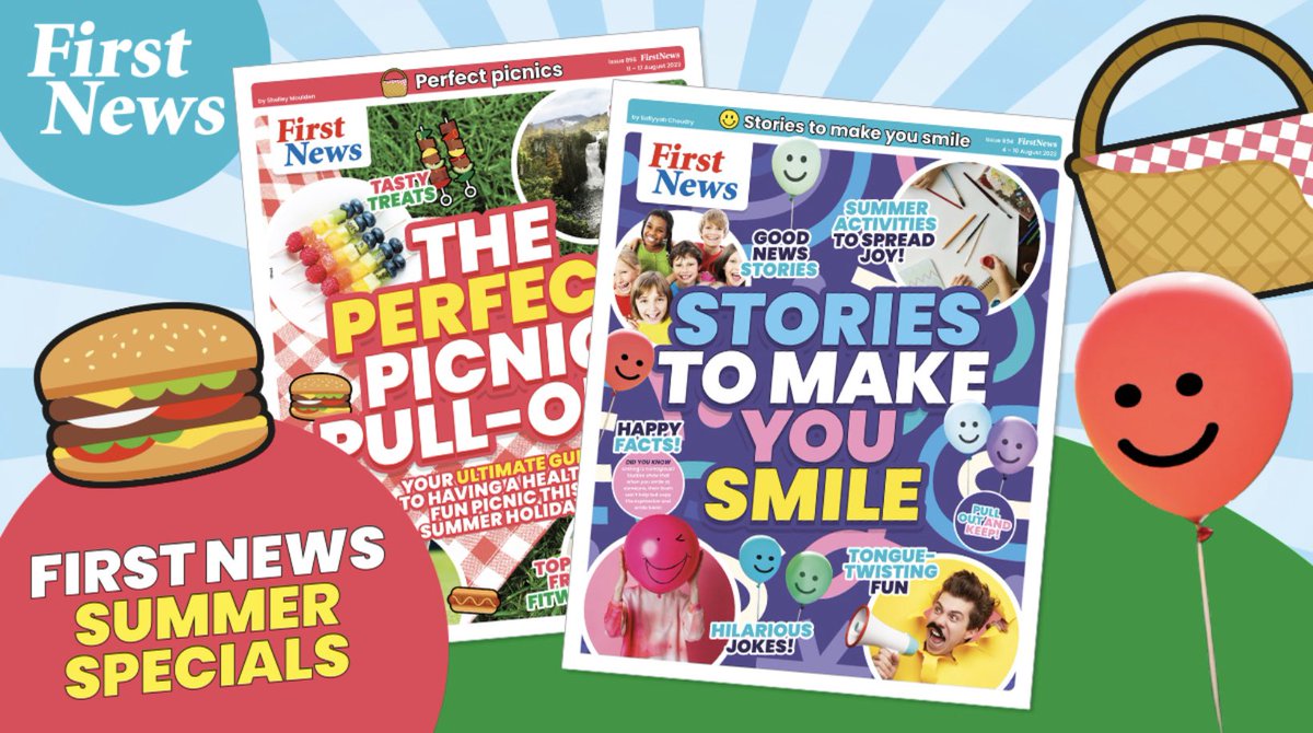 I hope you and your kids are enjoying our @First_News FREE special pull-outs during the last few weeks of summer! ☀️ One four-page pull-out dedicated to the wonderful British summer picnic! With lots of tasty recipes, family games and indoor picnic tips - we have got picnic-ing…