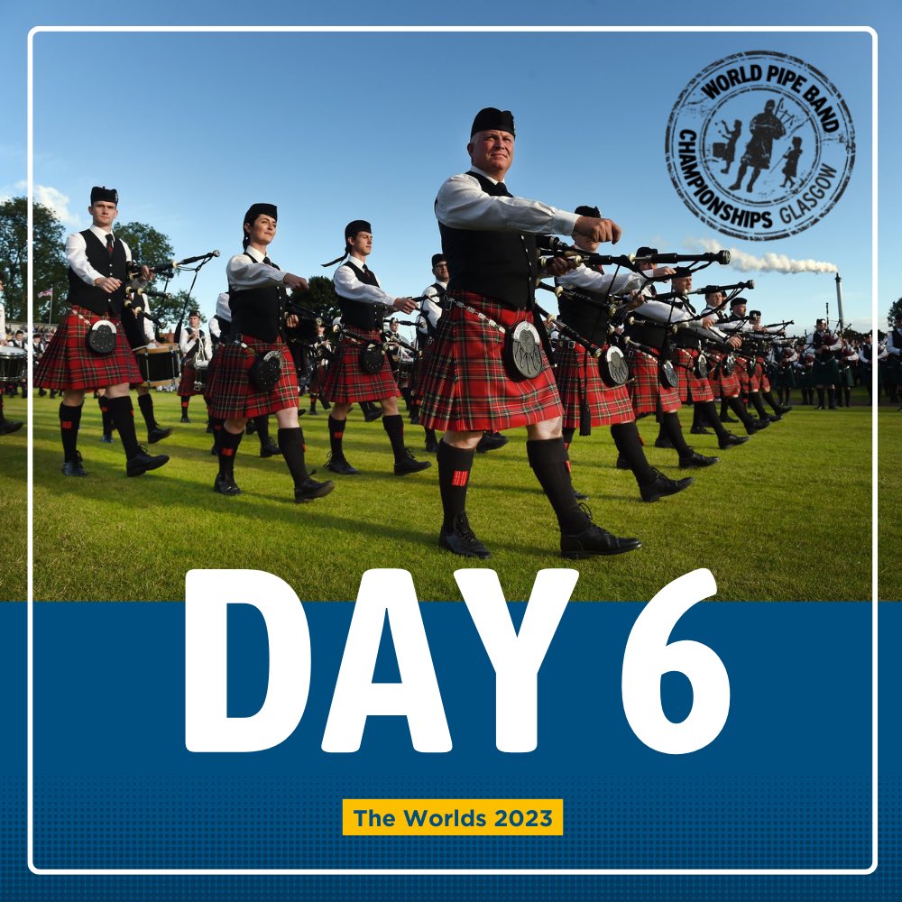 It’s all eyes on Glasgow Green for the @glasgowworlds 2023. Good luck to all the pipe bands competing today! ✨ . . #PipingLive2023 #bagpipefestival #internationalbagpipes #glasgow #scotland #peoplemakeglasgow #pipeband #glasgowworlds