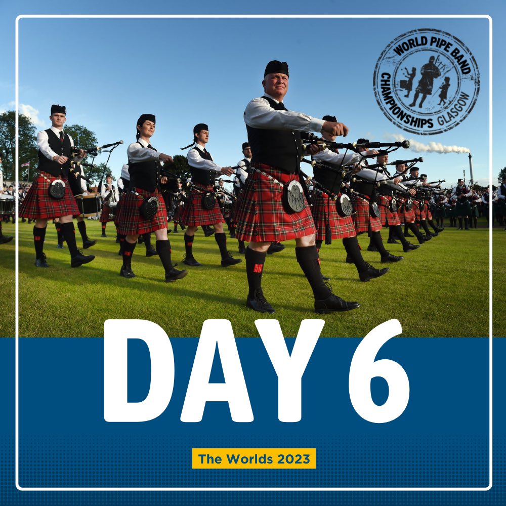 Piping Live! (@glasgowpiping) on Twitter photo It’s all eyes on Glasgow Green for the <a href="/glasgowworlds/">World Pipe Band Championships - WPBC</a> 2023.
Good luck to all the pipe bands competing today! ✨
.
.
#PipingLive2023 #bagpipefestival #internationalbagpipes #glasgow #scotland #peoplemakeglasgow #pipeband #glasgowworlds It’s all eyes on Glasgow Green for the <a href="/glasgowworlds/">World Pipe Band Championships - WPBC</a> 2023.
Good luck to all the pipe bands competing today! ✨
.
.
#PipingLive2023 #bagpipefestival #internationalbagpipes #glasgow #scotland #peoplemakeglasgow #pipeband #glasgowworlds