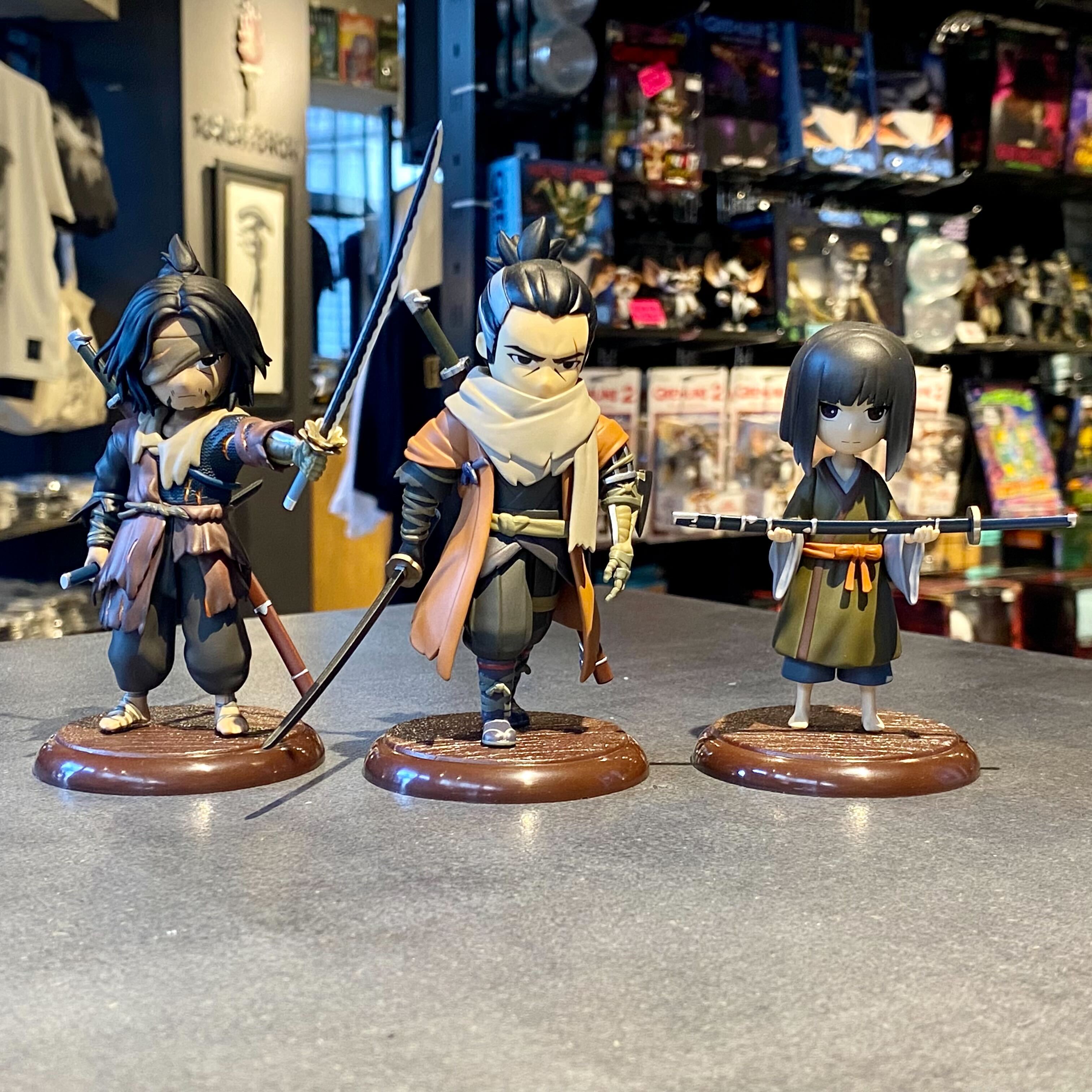 sekiro デフォルメ　葦名　一心　フィギュア SEKIRO：SHADOWS DIE TWICE』狼、御子、葦名弦一郎ら6体が