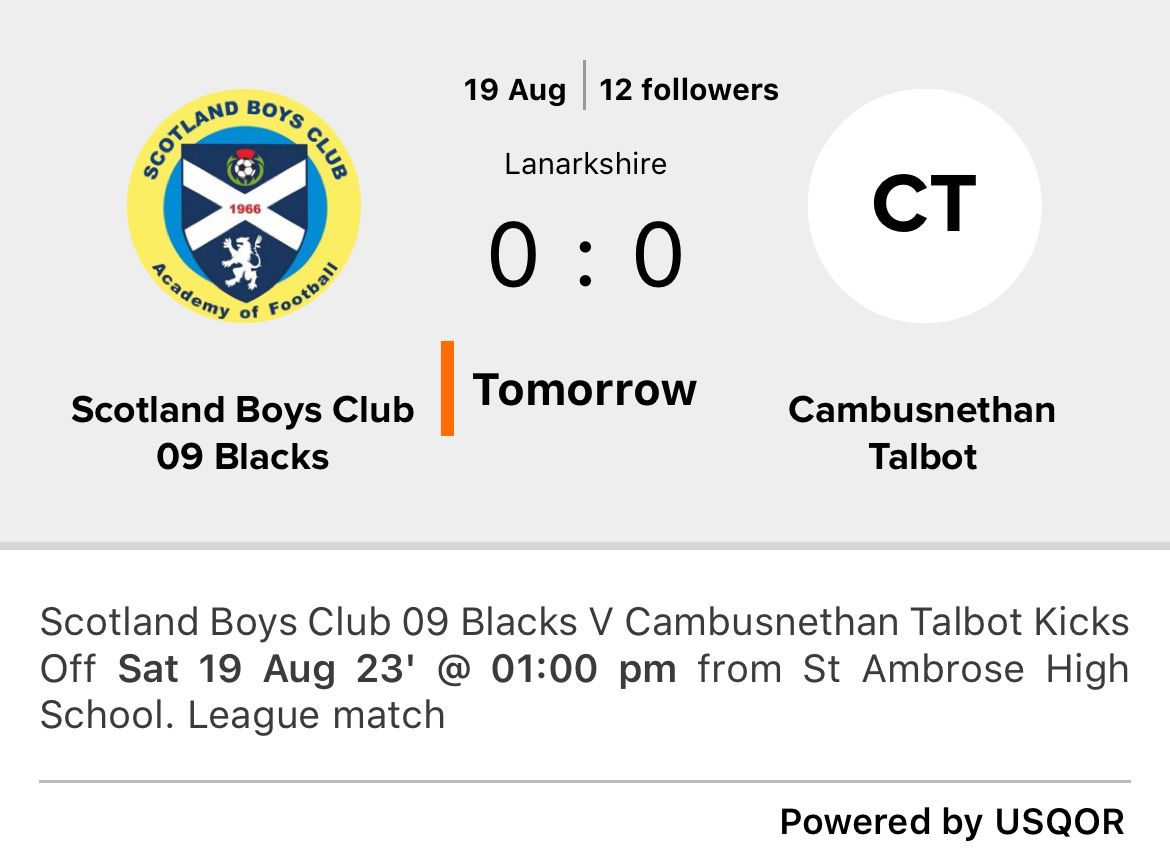 Scotland Boys Club 09s tweet media