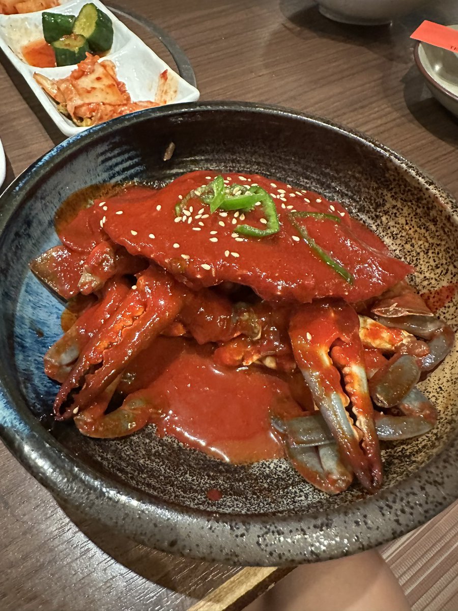 yaminotami's tweet photo. 今里　万宝家
生野の名店、美味すぎる🍺
ケジャンいかちい。
#韓国料理 #生野区 #蒸し豚 #ケジャン
 #コブクロのたたき https://t.co/Ar8Od1rgFn