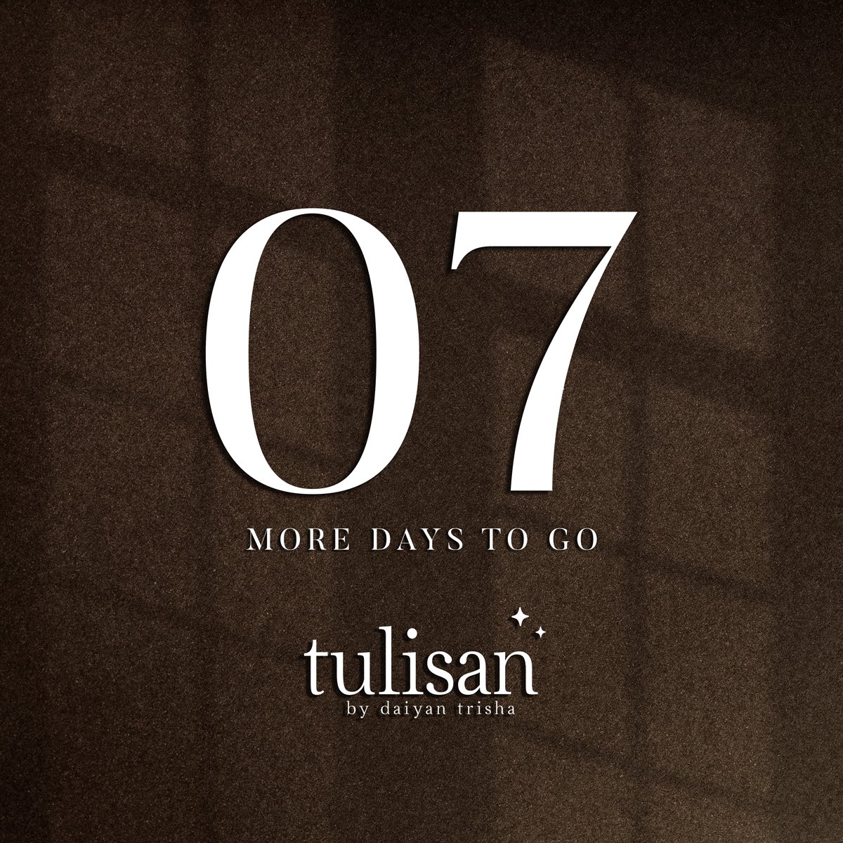 NukilanBiruni's tweet photo. 7 DAYS TO GO!!
Countdown 7 days into a remarkable touch of Tulisan. 🌙
Comment “I CAN’T WAIT” below.
#countdown7days #tulisanbydaiyan https://t.co/GQNyn7U3RP
