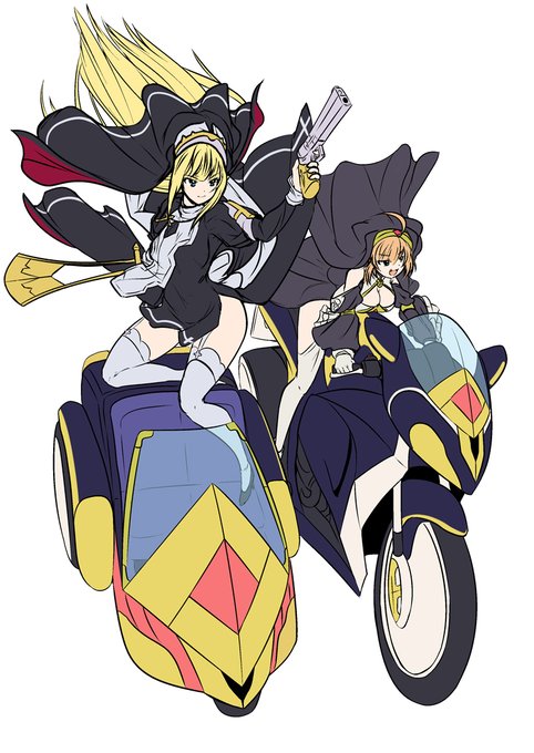 途中上げ!バイクの日という事で乗せてみたタンデムかサイドカーか迷ったけど今回はサイドカーで。聖衣着装しても追いつけない相手が出た時や現場に急行する際に使いそう 