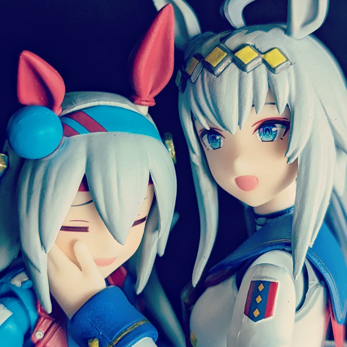 オグリキャップ(ウマ娘) ,タマモクロス(ウマ娘) 「良さが!!!!!!えぐい!!!ogtmで永遠に遊べる!!!! 」|市守🍩のイラスト