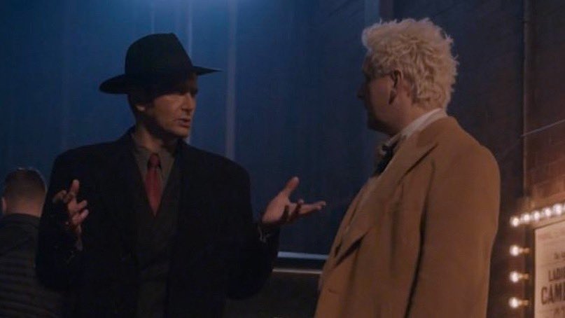 1941crowley's tweet photo. casting david tennant as crowley and michael sheen as aziraphale was the best thing to ever happen in this universe https://t.co/xfYEWxWmmN