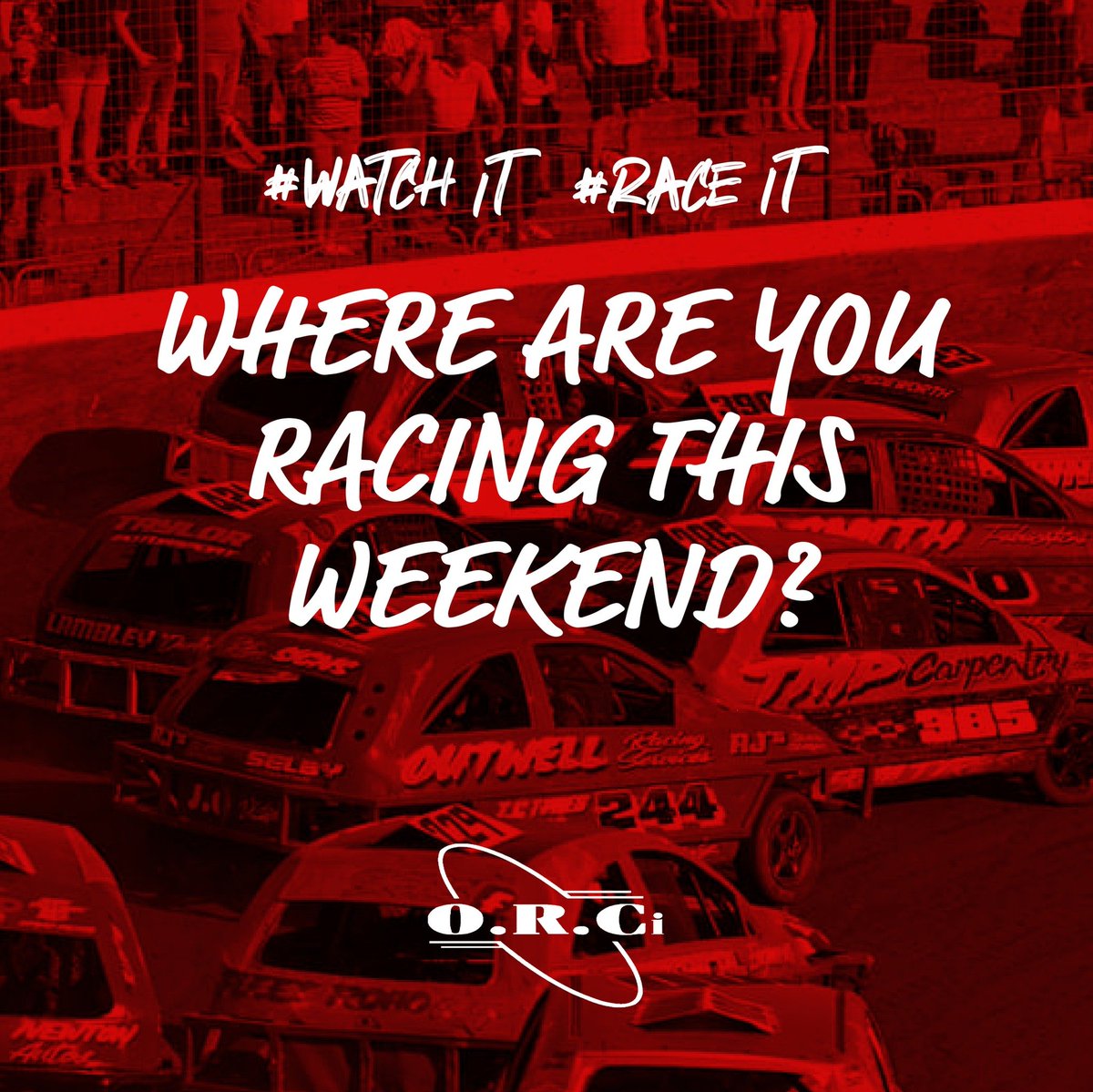 The weekend is here and that means one thing... let’s go racing! Where are you heading to? Check with the promotion before travelling. Stay safe.

orci.co.uk/News/2022/03/W…

#WatchIt #RaceIt
📷  Jim Harrod/ Graphic Joe Bamford Design