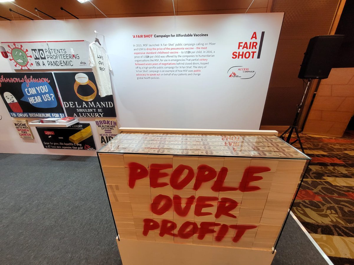 MSF_SouthAsia's tweet photo. "Access to Healthcare" exhibition by @MSF_SouthAsia captures how putting profits before lives has been a troubling trend. It is a vital step towards equity and inclusion for vulnerable populations battling life-threatening diseases. #AccessToHealthcare #HHsummit #HumanityHeals https://t.co/YakJUdz0P3