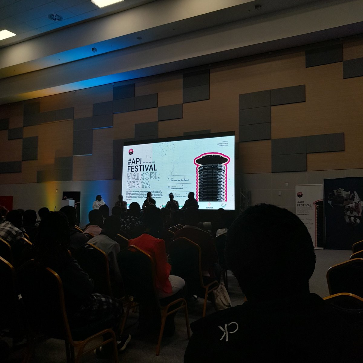 ChemutaiDesigns's tweet image. Day 3 on #APIFestivalKE 

Panel discussion ongoing code meets shield with @BRIGHTZEED  @SandraPersing, @apifestivalke @BuildOnCircle
#APIFestivalKE  #APIfest