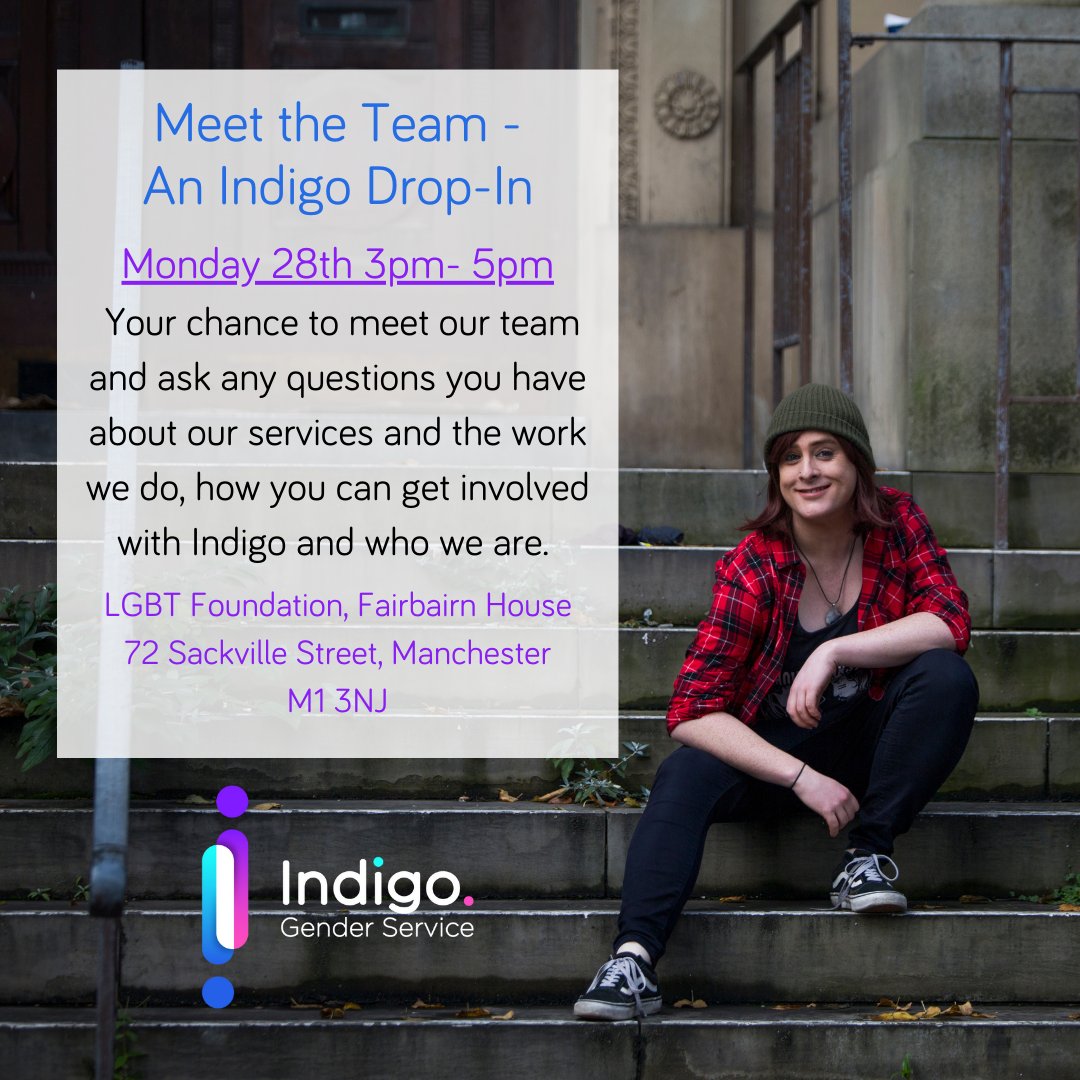 Looking for a way to get to know who we are and what we do?

Our service is run by trans and non-binary, for trans and non-binary people. Come along and meet our friendly faces this Manchester Pride at LGBT Foundation, Fairbairn House, 72 Sackville street. 

Monday 28 Aug, 3-5pm.