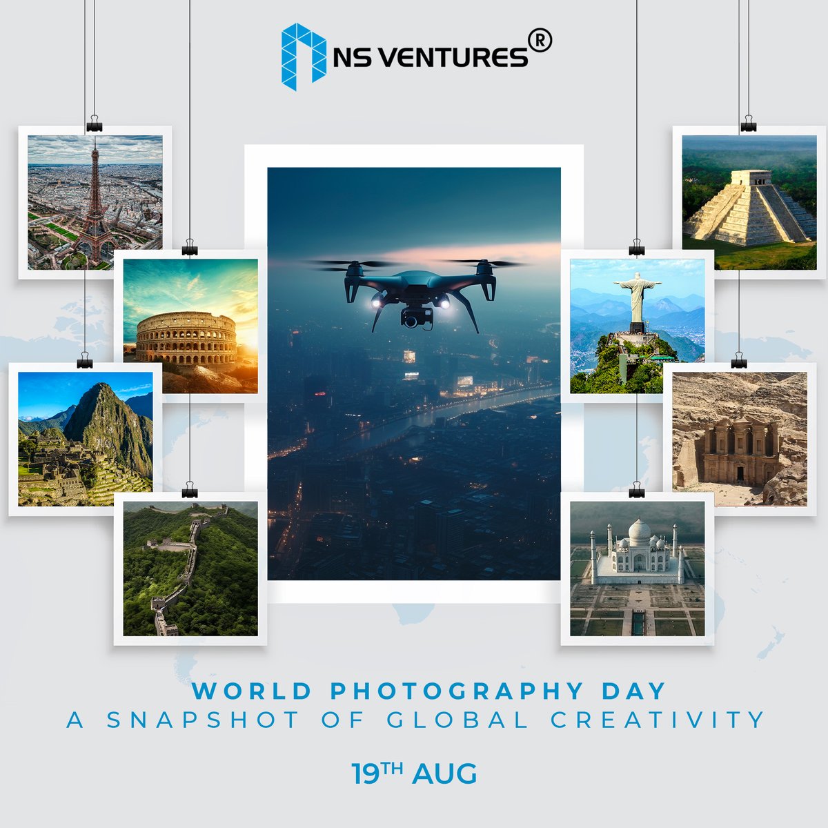 From local corners to Global Horizons, Photography knows no Boundaries.

#nsventures #colosseum #petra #chichenitza #statue #machupicchu #tajmahel #greatwallofchinav #worldphotographyday #dronephotos #realestate #wondersoftheworld #aerialviews #exploretheglobe
#capturethemoment