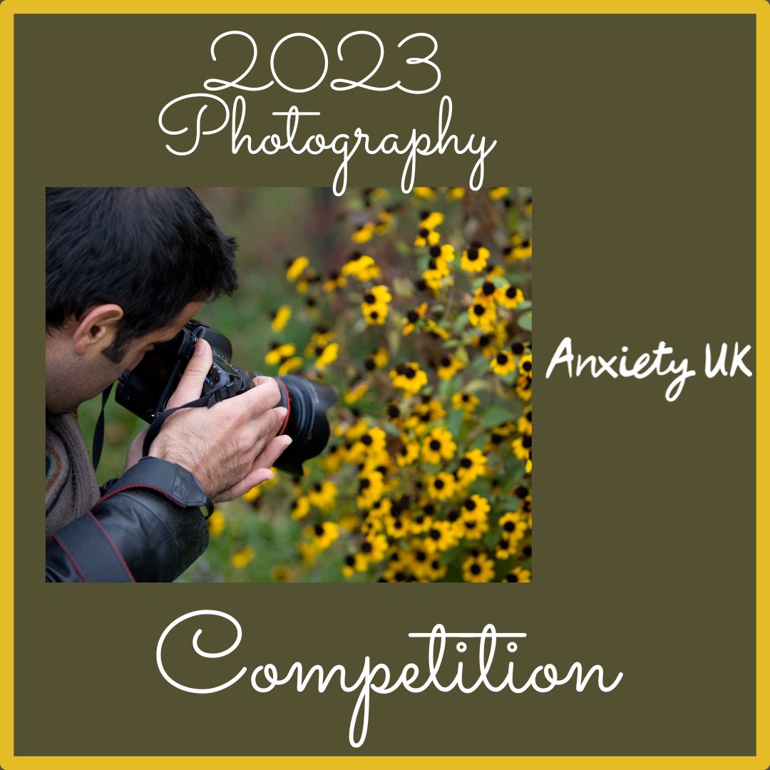 Our annual competition has launched, and this year it's a photography 📷competition, with the theme being: #nature 🦇🌼🐟and #wellbeing.   Find out more here: anxietyuk.org.uk/get-involved/p…