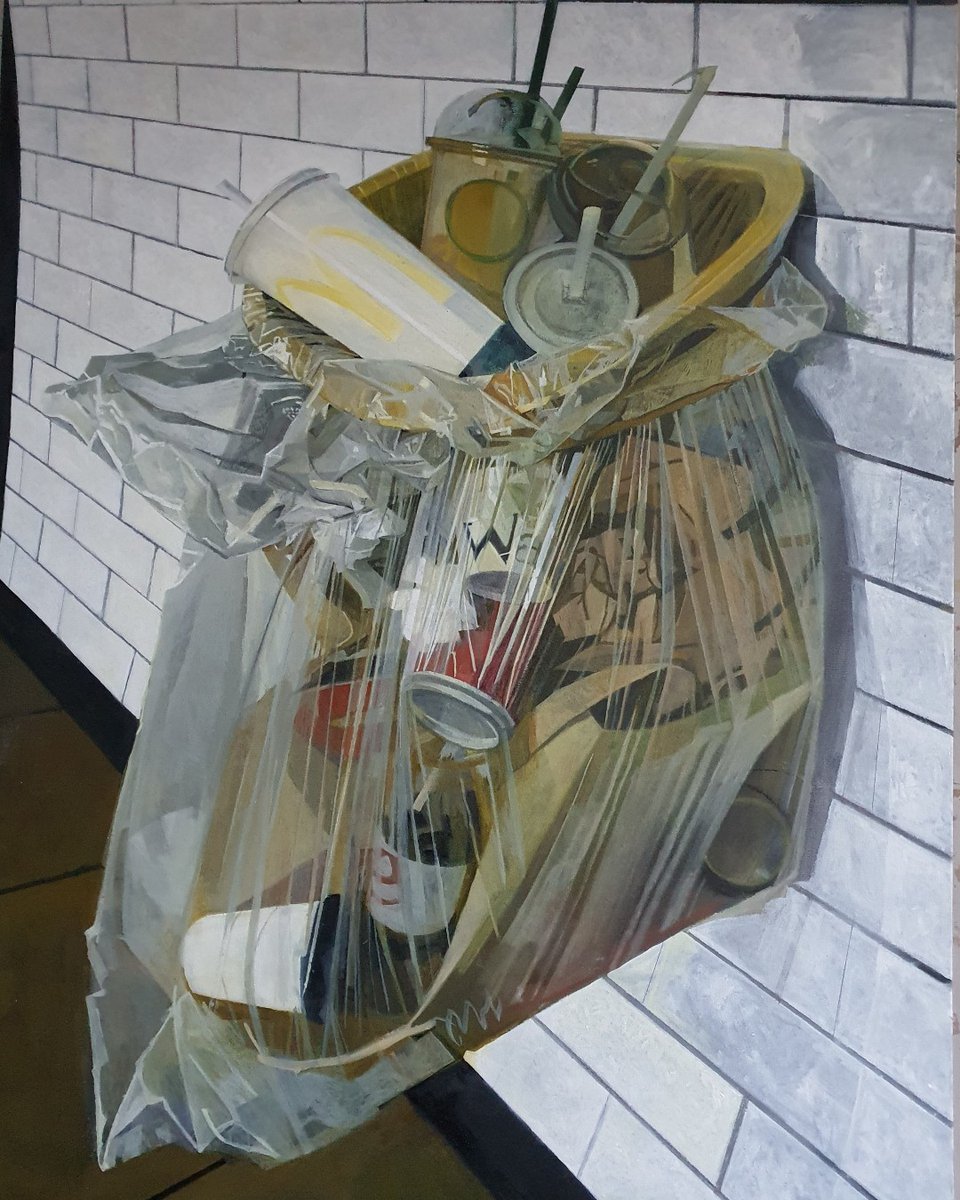 Meet the WAC 2023 award winners 🔍 Kate Wilson's captivating painting, Throw Away, received the @ParkerHarrisCo Mentoring Prize, a 1:1 mentoring session with the PH team and 1 year subscription to their mentoring programme for artists, The Art Ladder 🤩 Congratulations 👏