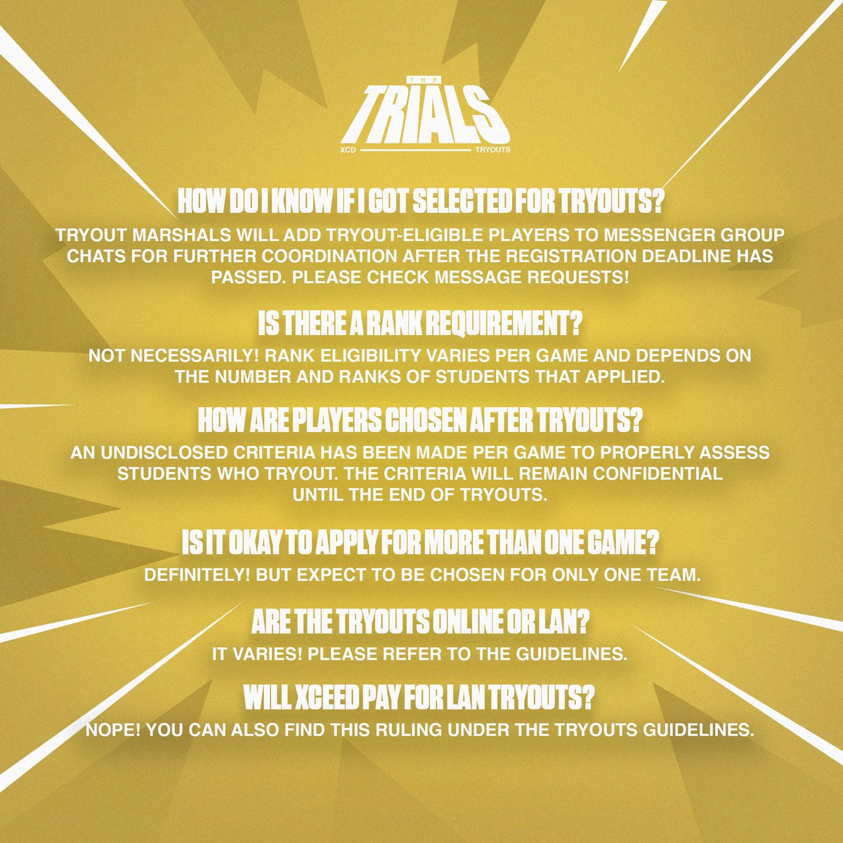 xuxceed's tweet image. FREQUENTLY ASKED QUESTIONS that are WAY too frequently asked part 4 because always naay wrong
😭😤😢🥵

Click here to register: forms.gle/bvGuKeYg7y8tfW…
Read the Guidelines here: tinyurl.com/XCEED-The-Tria…
Join us on Discord: discord.com/invite/X9DjJZD…

#EXPlus #XCEED #Trials