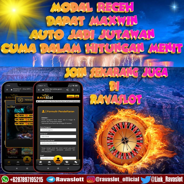 Ravaslott's tweet photo. modal receh dapat maxwin auto jadi jutawan cuma dalam hitungan menit?
tunggu apalagi, Daftar lah sekarang juga!
#ravaslot #slotonline #bandarslot #TogelMPO #slotgames #shoot #bandarbola #agenslot #slotssite #slotgame #agenbola #Mposlot #daftarmposlot https://t.co/AQsebB9dME