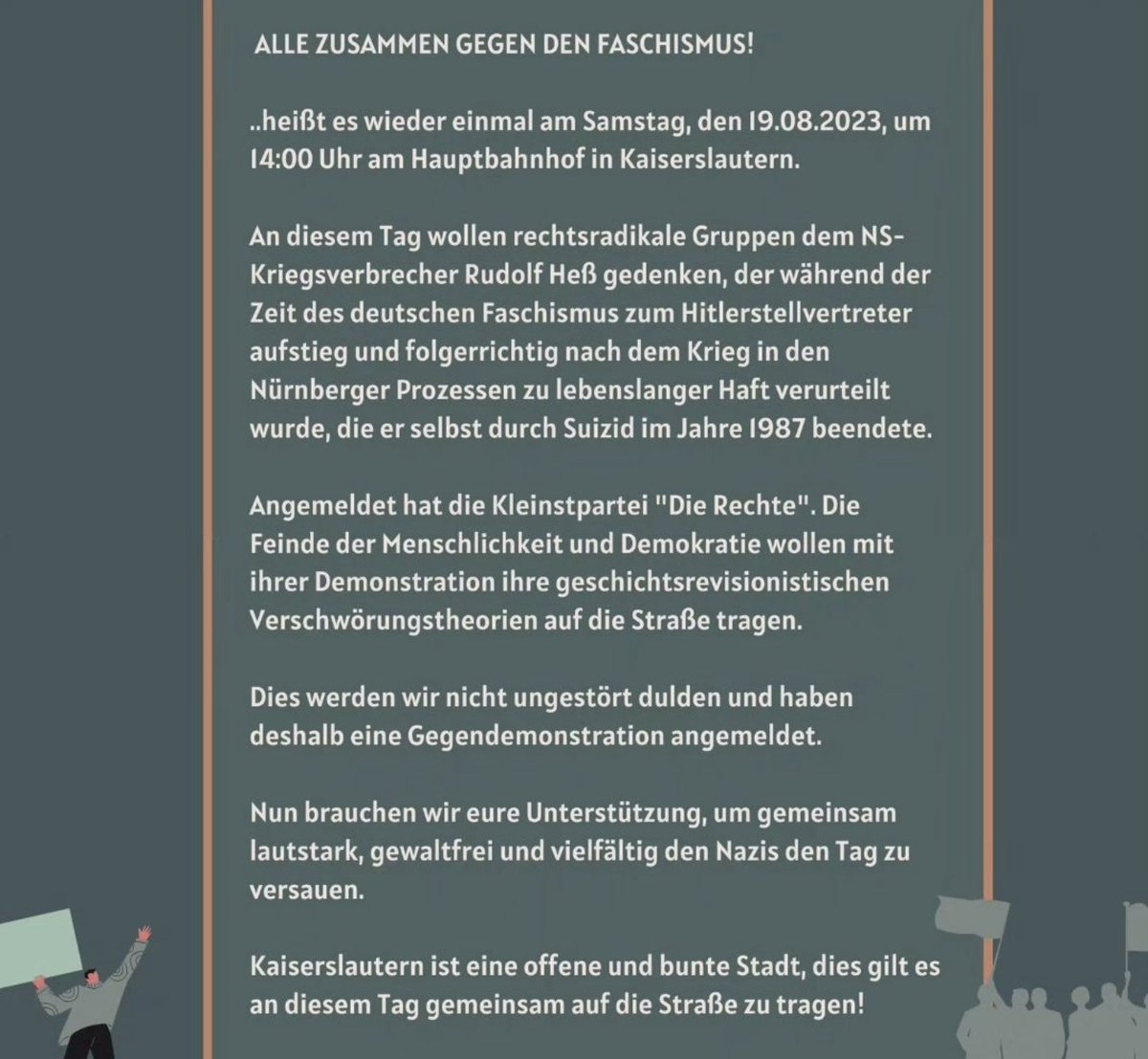 tohu_wabohu_'s tweet image. Heute 14 Uhr Hauptbahnhof #Kaiserslautern! #KL1908