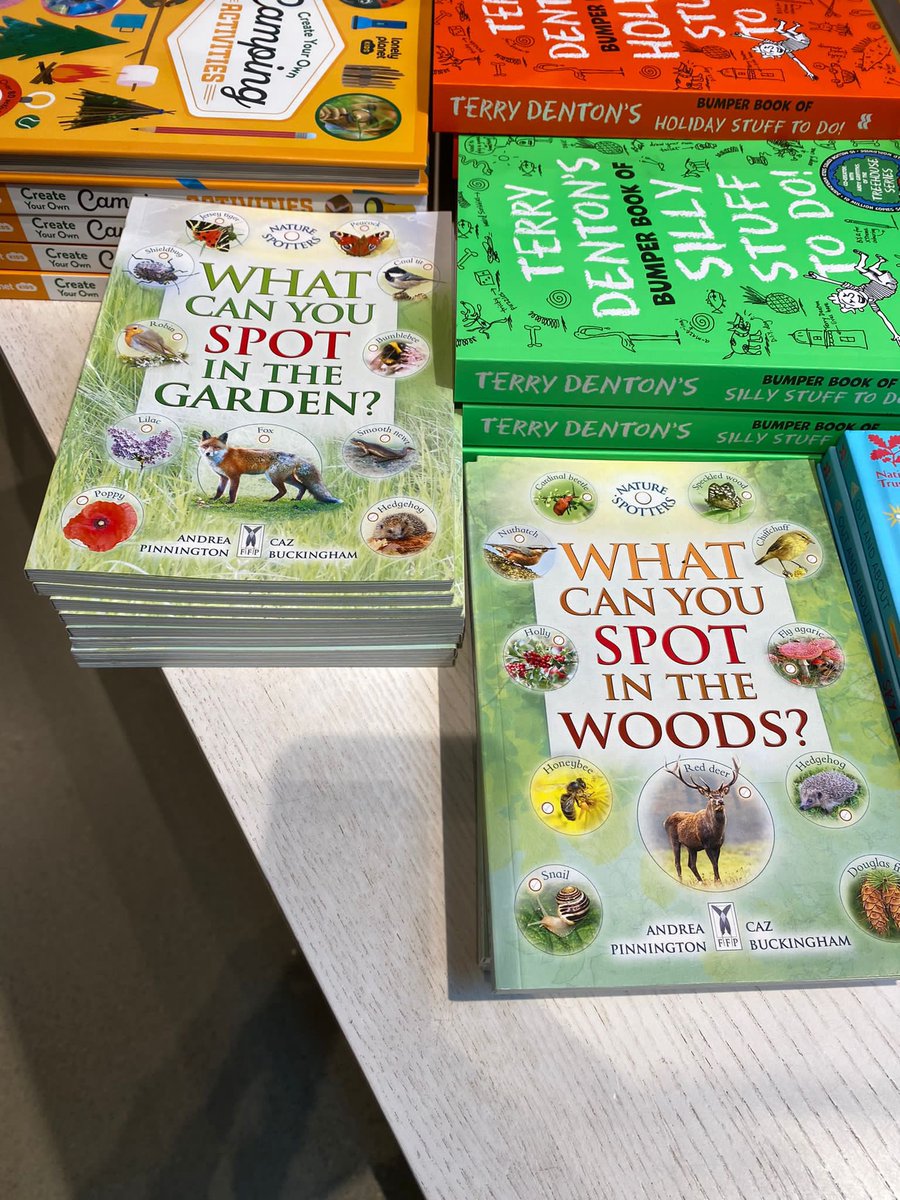 bouncemarketing's tweet photo. Lee has been to @The_RHS in Wisley @RHSWisley Lots of great @NatureActivity books. What a great bookshop 😍thank you ❤️📗 https://t.co/awskW4ak8d