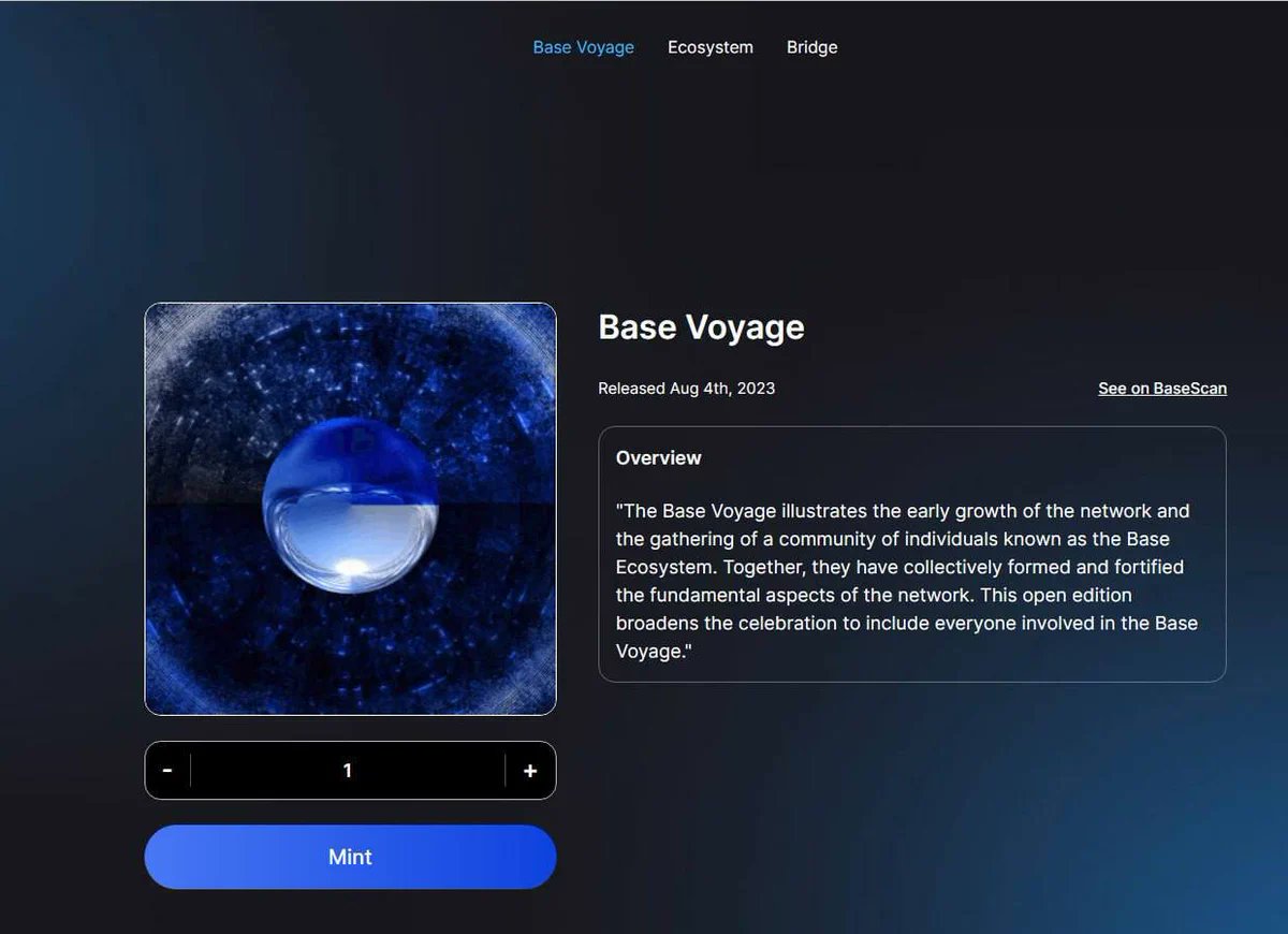 NickyPham_HC's tweet photo. Claim NFT Base Voyage để tăng cơ hội nhận Airdrop hệ Base nà ae!

Mình sẽ GiveAway 100$ random cho 10 ae may mắn Tym và Retweet post này kèm ví của ae nhé! (Mỗi slot nhận free 10$).

Hướng dẫn bên dưới 👇 https://t.co/lmt9FHjMAa